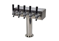 600 Series 5 Faucet Air Cooled National Sanitation Foundation (NSF) Listed T-Tower with 3 Inch (in) Round Base