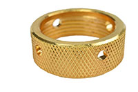 Physical Vapor Deposition (PVD) Gold Plated Coupling Nut