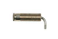 <!--3 Inch (in) Length Plated Shank with 5/16 Inch (in) Elbow Size-->