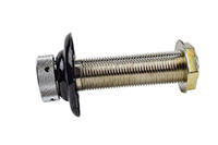 4 Inch (in) Length Complete Shank with Black Plastic Flange (1334C-5)