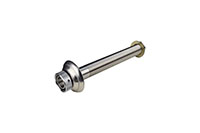 12 Inch (in) Length 304 Stainless Steel Shank with Stainless Steel Flange