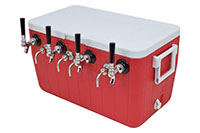 <!--100 Feet (ft) Length and 48 Quarts (qt) Capacity Four Faucet Bartender Style Coil Box - 2-->