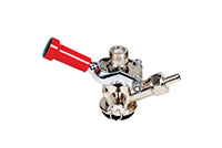 Plated Body Keg Coupler with Stainless Steel Probe - "D" System - 5