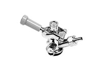 Plated Body Keg Coupler with Stainless Steel Probe - "D" System - 2