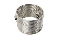 5/16 Inch (in) Inside Diameter Right Rolling 50 Feet (ft) Length Stainless Steel Coil
