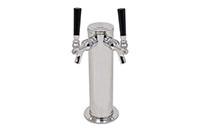 Two Faucet Single Column Tower