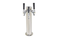 <!--3 Faucet 16 Inch (in) Height Single Column Wine Tower with 304 Stainless Steel-->