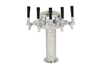 <!--5 Faucet Mini Mushroom Tower with 304 Stainless Steel Faucets and Shanks-2-->