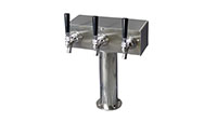 <!--600 Series 3 Faucet Glycol Ready National Sanitation Foundation (NSF) Listed T-Tower with 3 Inch (in) Round Base-->