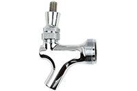 <!--Chrome Faucet with Stainless Steel Lever-->