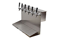 Air Cooled 6 Faucet Underbar Draft Station