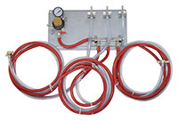 Three Product Air Distributor Panel with Tap-Rite Regulator