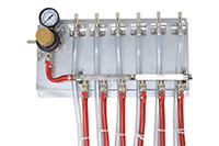 Six Product Air Distributor Panel with Tap-Rite Regulator
