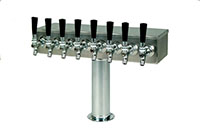 <!--700 Series 8 Faucet Glycol Ready T-Tower with 3 Inch (in) Round Base-->