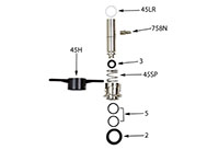 Wing Handle Sankey Tap Head for Picnic Pump "D" System - 2