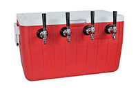 100 Feet (ft) Length and 48 Quarts (qt) Capacity Four Faucet Coil Box - 2