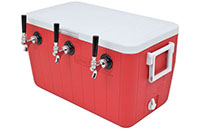 100 Feet (ft) Length and 48 Quarts (qt) Capacity Three Faucet Coil Box - 2