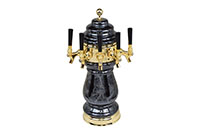 5 Faucet Physical Vapor Deposition (PVD) Brass Ceramic Wine Tower - 4