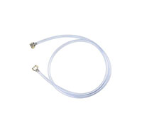 3/8 Inch (in) Inside Diameter and 6 Feet (ft) Length Clear Vinyl Hose with Hex Nut