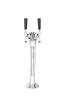 <!--2 Faucet Euro Style Chrome Wine Tower-->