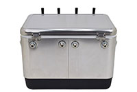 Four Faucet 100 Feet (ft) Length Stainless Steel Coil Cooler - 4