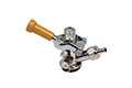 Plated Body Keg Coupler with Stainless Steel Probe - "D" System - 3