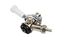 Keg Coupler with Plated Body and Probe and Your Choice of Colored Handle - "D" System - 2