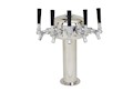 <!--5 Faucet Mini Mushroom Tower with 304 Stainless Steel Faucets and Shanks-2-->