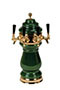 <!--4 Faucet Standard Ceramic Tower with Physical Vapor Deposition (PVD) Gold Hardware - 3-->