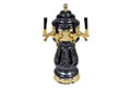 <!--4 Faucet Standard Ceramic Tower with Physical Vapor Deposition (PVD) Gold Hardware - 2-->