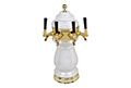 <!--4 Faucet Standard Ceramic Tower with Physical Vapor Deposition (PVD) Gold Hardware - 4-->