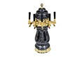 5 Faucet Physical Vapor Deposition (PVD) Brass Ceramic Wine Tower - 4
