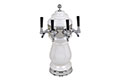 4 Faucet Ceramic Wine Tower with Chrome Hardware - 3
