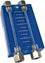 <!--Double In-Line Leak Detector with 5/16 Inch (in) Barb-->