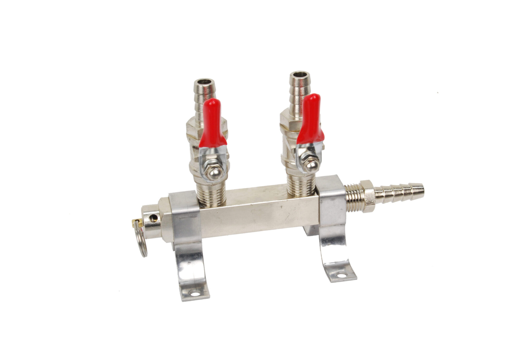 122CS Two Product Air Manifold - Barb/Safety