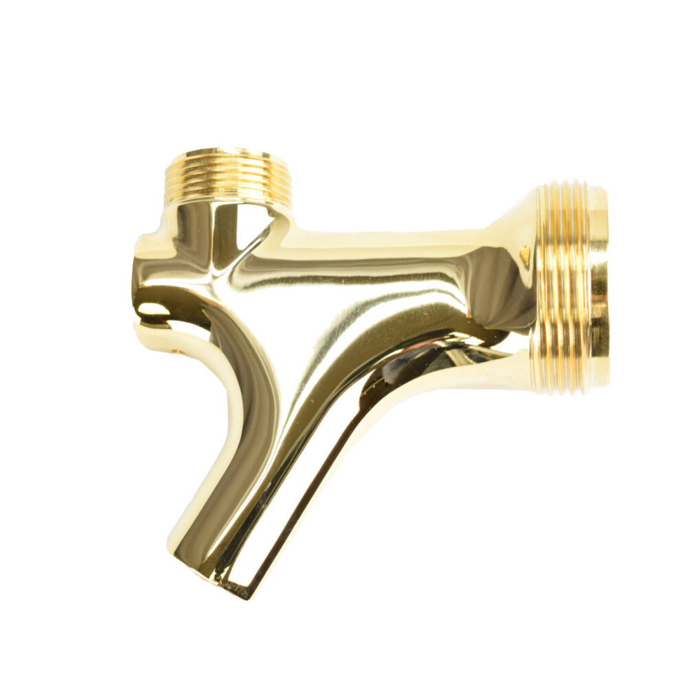 1316S-PVD Stainless Steel Faucet Body Alone with a PVD Gold Finish