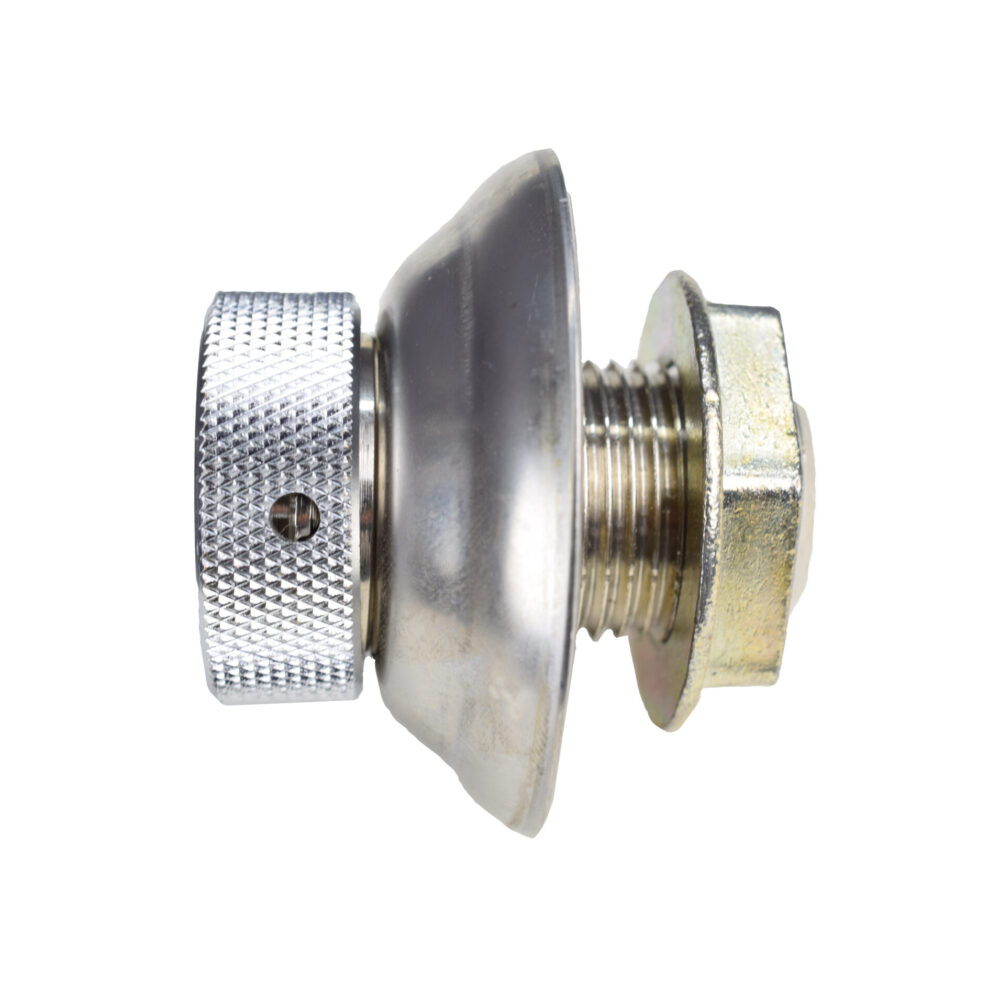 1331CF Plated Shank with Stainless Steel Flange - 1/4" Bore - 1 3/4" Long