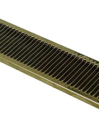 20-14B PVD Brass Louvered Replacement Grid - For 616, 616F and 616B Drip Trays