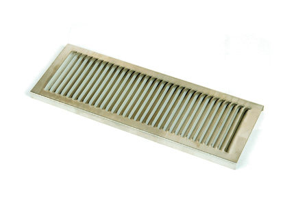 20-24S Stainless Steel Louvered Replacement Grid - For 615,616 and 616F Drip Trays