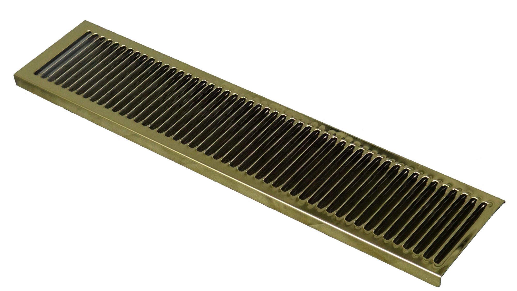 20-30B PVD Brass Louvered Replacement Grid - For 616, 616F and 616B Drip Trays