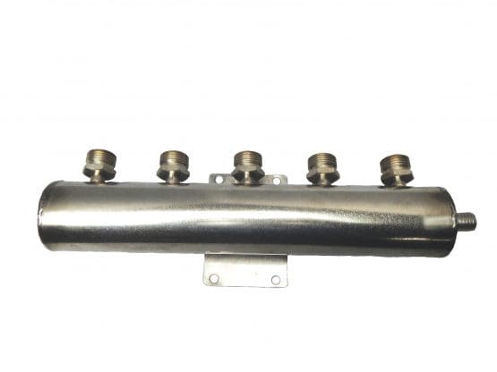 2125 Five Product Beer Manifold - Beer Thread on Out Going Ports