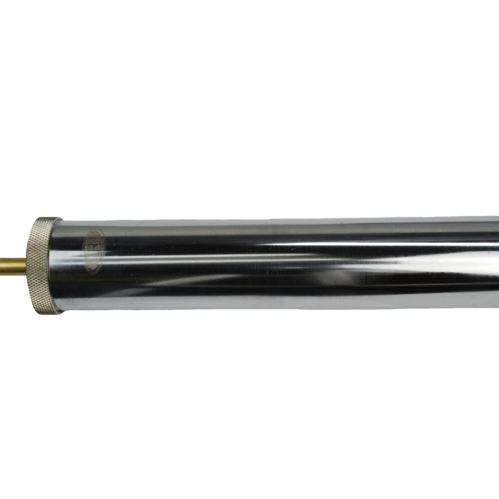 234 Stainless Steel Pump - 8" Long x 1 1/2" Diameter with Check Valve and Beer Washer