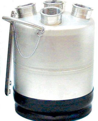 258 Stainless Cleaning Can - 2.91 Gal. Valves Sold Separately