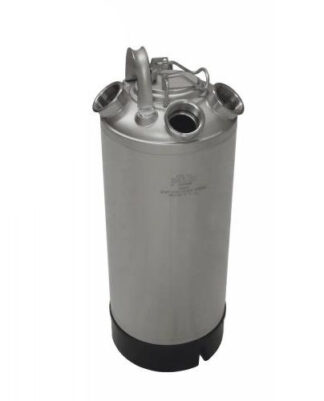 258LGF Stainless Cleaning Can - 4.75 Gallon with Flip Top - Valves Sold Separately