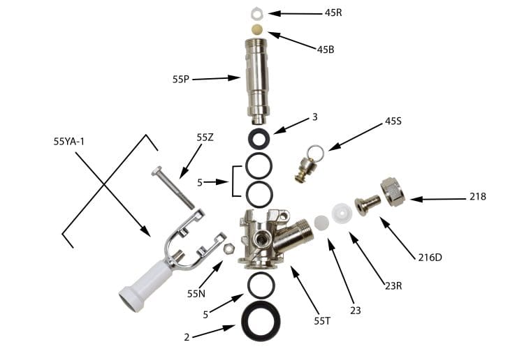 23R Thomas Valve Retainer American Beverage Equipment Company