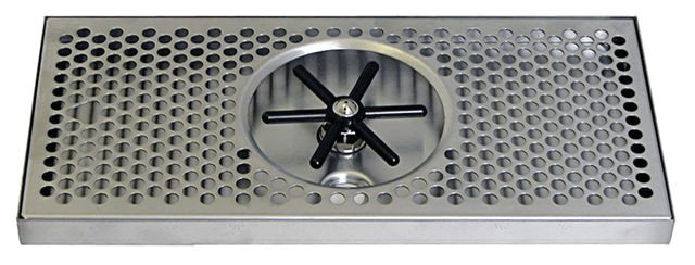 Deluxe Surface Mount Trays With Glass Rinser