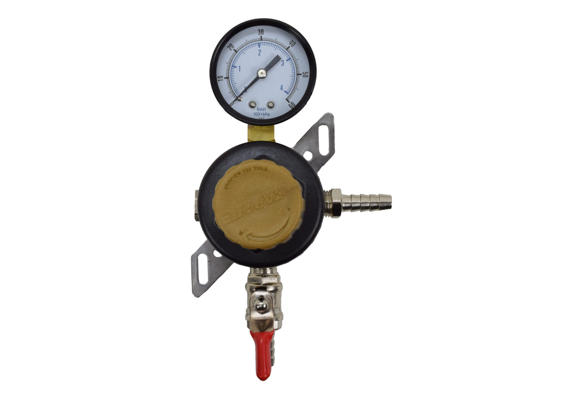 701T Tap Rite Secondary Regulator With 5/16" Barb Incoming and 5/16" Shutoff