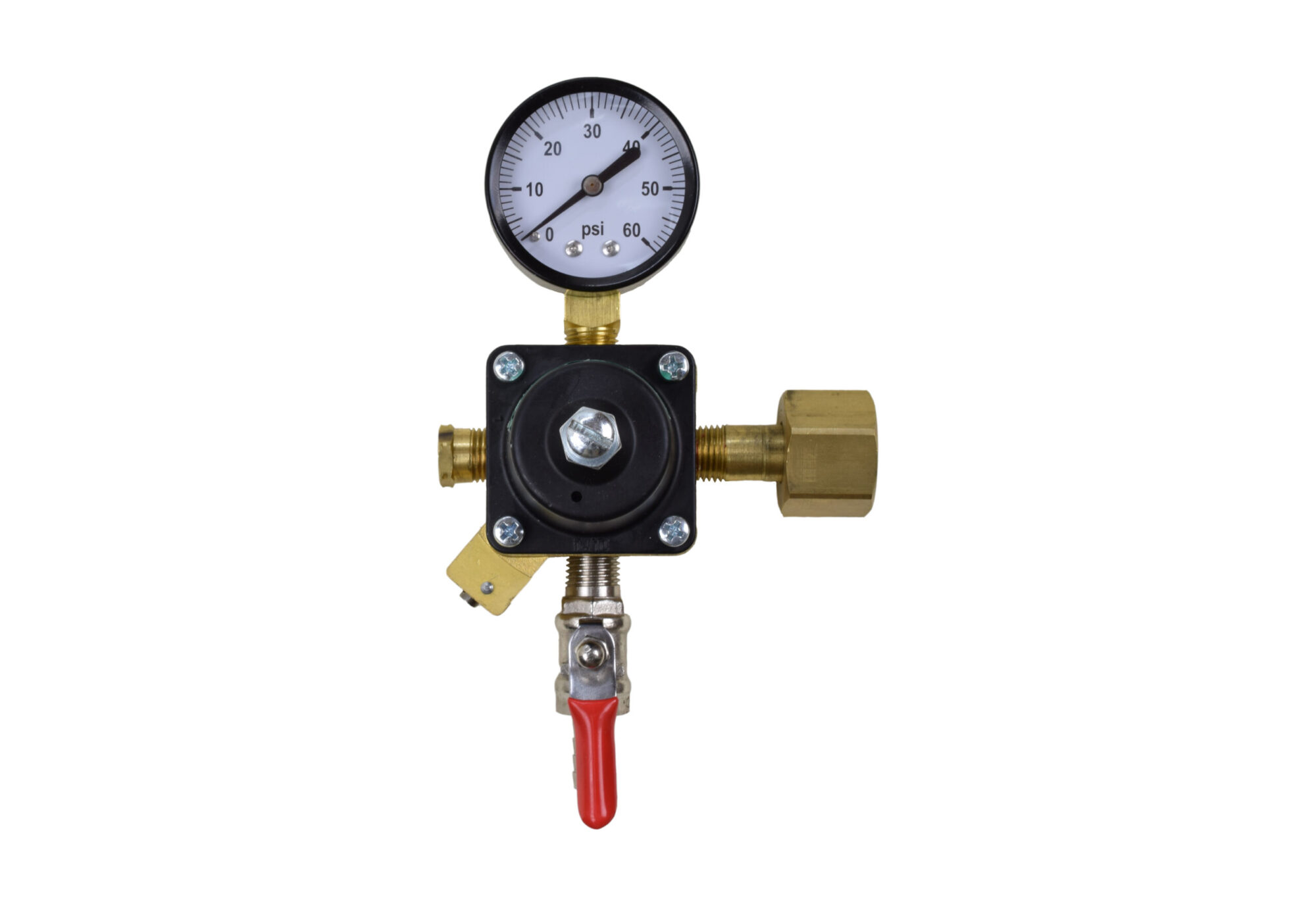 709 CO2 Regulator with Single Gauge and Check-Valve Air Cock