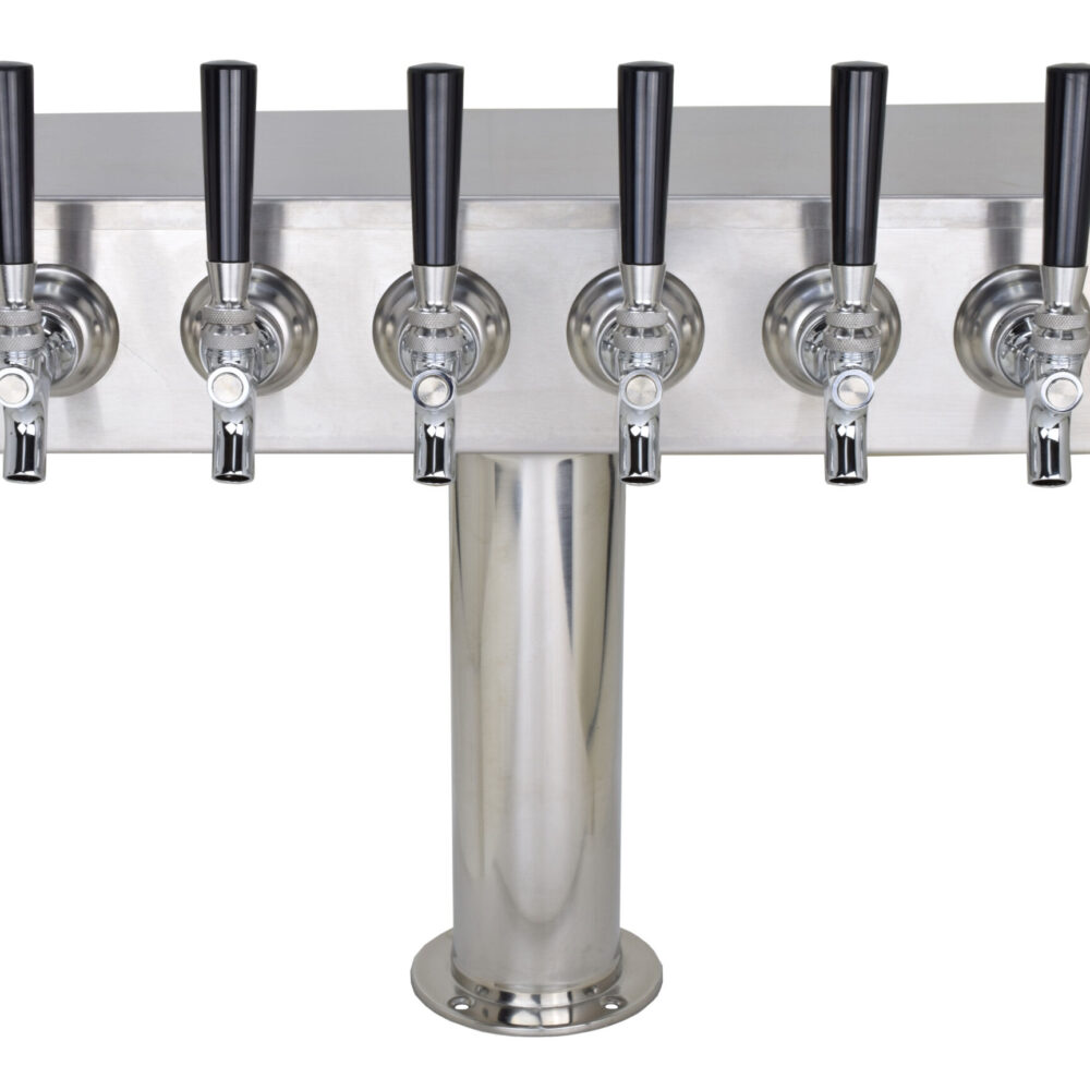 736R Six Faucet T Tower with 3" Round Base