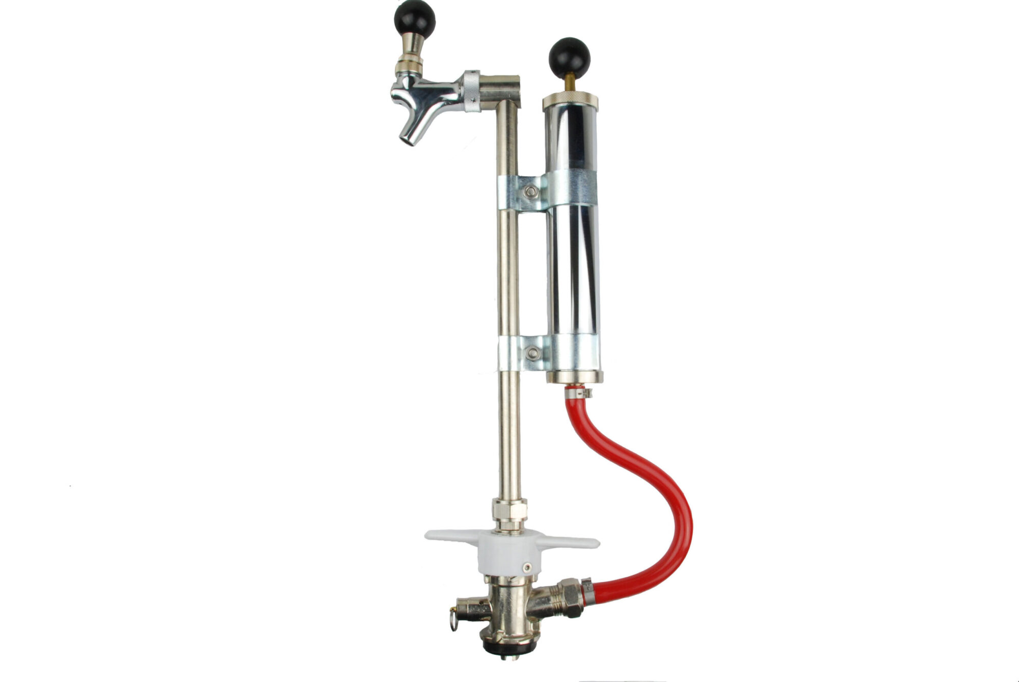 752SE Deluxe Picnic Pump with 8" Pump, Metal Rod, Chrome Faucet and Plastic Wing Handle - "S" System